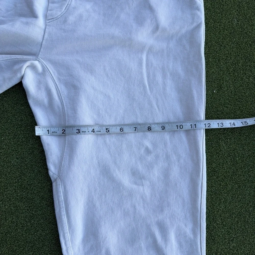 Buck Mason Sweatpants Mens XL Cream Tapered Joggers Casual Cotton Minimalist